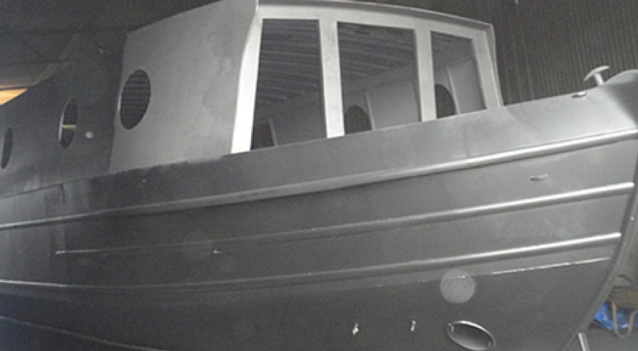 Prepared steelwork and protective finish